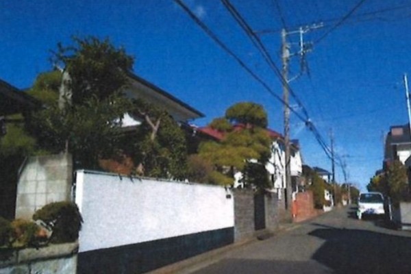 藤沢市片瀬山、土地の画像です