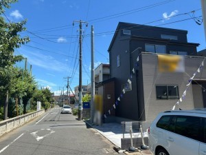 藤沢市鵠沼桜が岡、新築一戸建ての画像です
