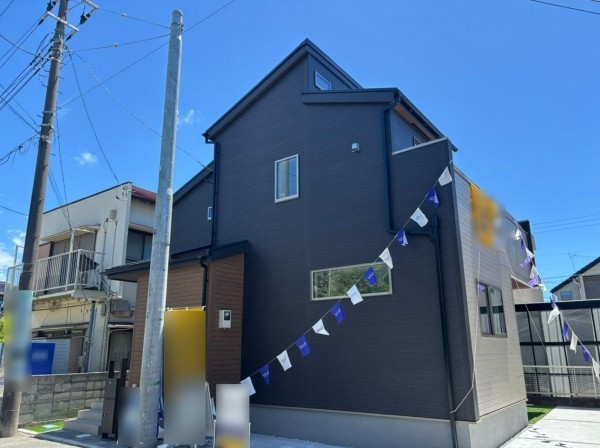 藤沢市鵠沼桜が岡、新築一戸建ての画像です