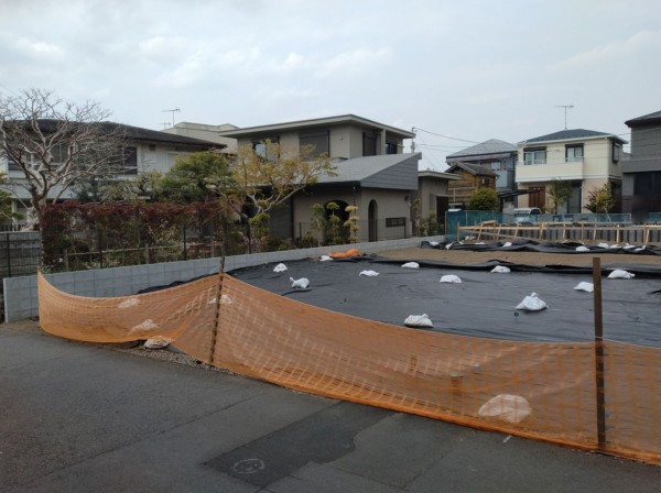 藤沢市本鵠沼、土地の画像です