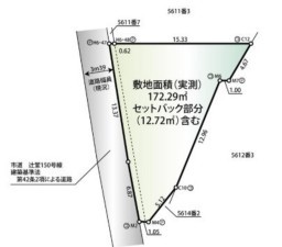 藤沢市辻堂元町、土地の間取り画像です