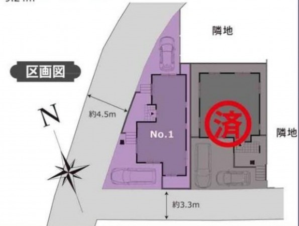 藤沢市片瀬、新築一戸建ての画像です
