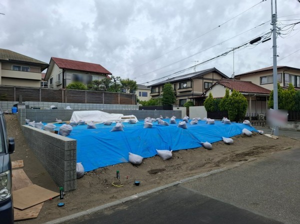 藤沢市辻堂太平台、土地の画像です