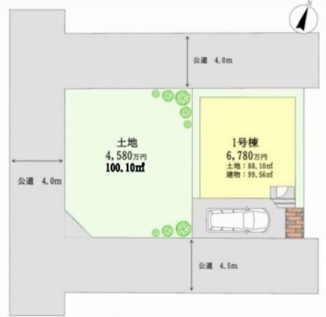 藤沢市辻堂元町、新築一戸建ての画像です