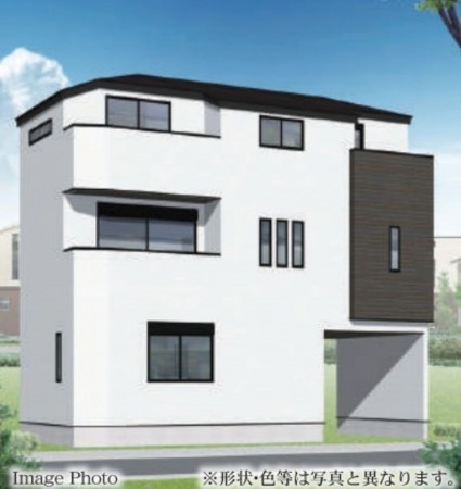 藤沢市藤沢、新築一戸建ての画像です