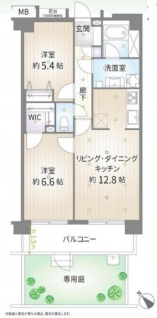 藤沢市辻堂新町、マンションの間取り画像です