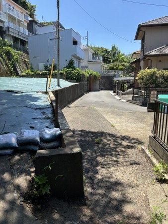 藤沢市片瀬、土地の画像です