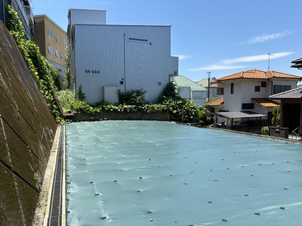 藤沢市片瀬、土地の画像です