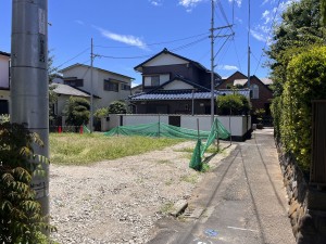藤沢市鵠沼海岸、土地の画像です