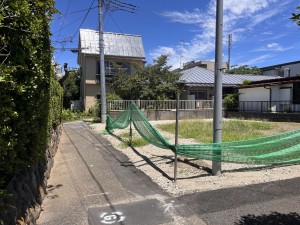 藤沢市鵠沼海岸、土地の画像です