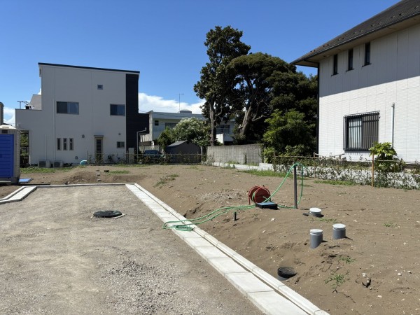 藤沢市鵠沼海岸、土地の画像です