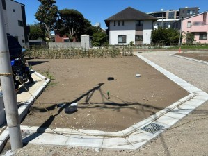 藤沢市鵠沼海岸、土地の画像です
