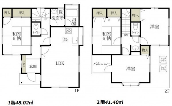 藤沢市辻堂元町、中古一戸建ての間取り画像です