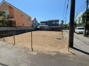 藤沢市辻堂東海岸、土地の画像です