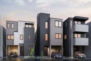藤沢市辻堂神台、新築一戸建ての画像です