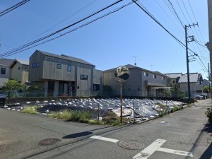 藤沢市鵠沼松が岡、土地の画像です