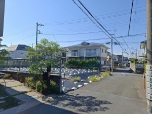 藤沢市鵠沼松が岡、土地の画像です