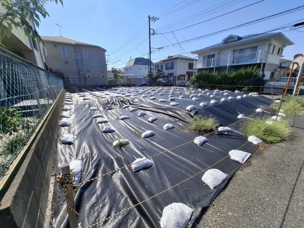 藤沢市鵠沼松が岡、土地の画像です