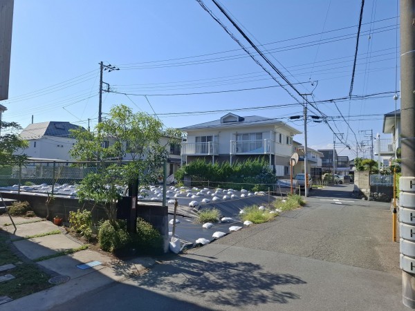 藤沢市鵠沼松が岡、土地の画像です