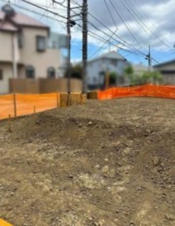 藤沢市大鋸、土地の画像です