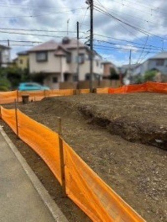 藤沢市大鋸、土地の画像です