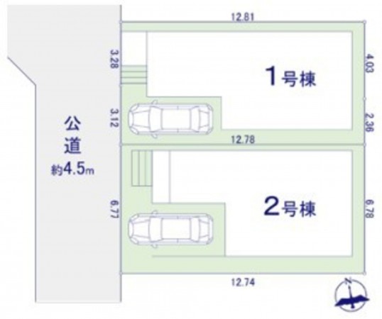 藤沢市城南、新築一戸建ての画像です