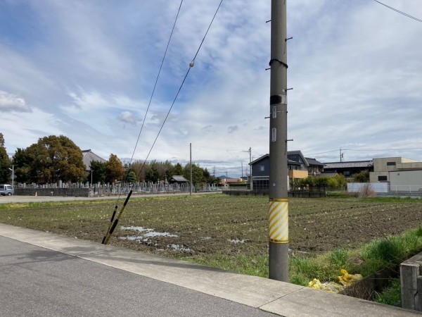 西尾市一色町味浜、土地の画像です