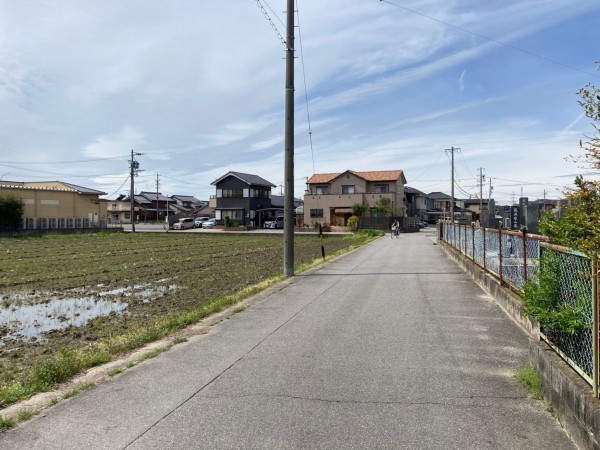 西尾市一色町味浜、土地の画像です