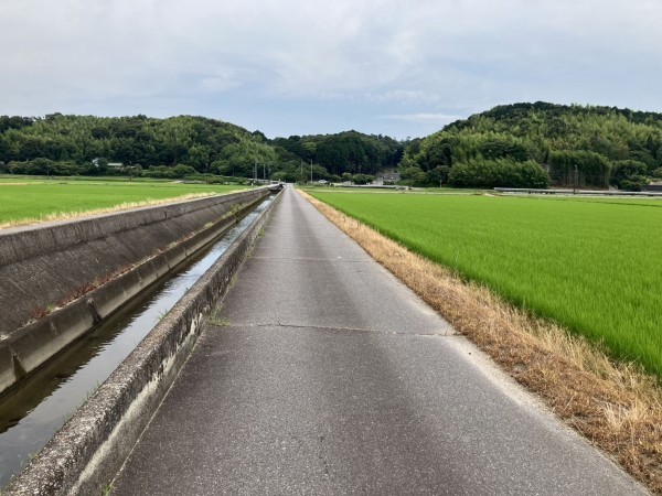 西尾市上羽角町、土地の外観画像です