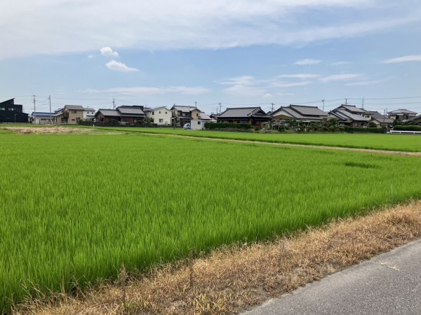 西尾市上羽角町、土地の外観画像です