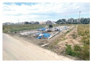 西尾市吉良町富田、土地の間取り画像です