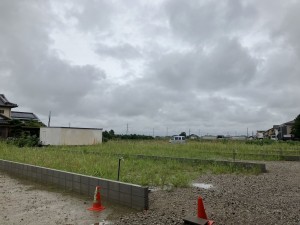 西尾市新渡場町、土地の外観画像です