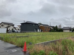 西尾市新渡場町、土地の外観画像です