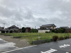 西尾市新渡場町、土地の外観画像です