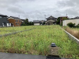 西尾市新渡場町、土地の外観画像です