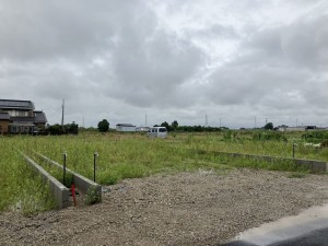 西尾市新渡場町、土地の外観画像です