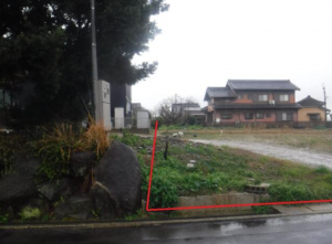 西尾市小焼野町、土地の画像です