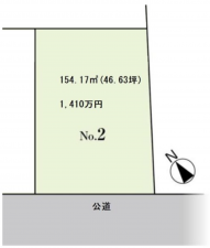 西尾市上矢田町、土地の画像です