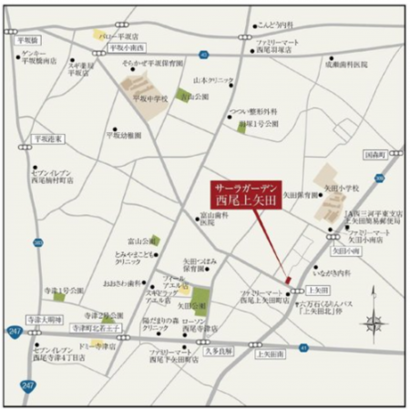 西尾市上矢田町、土地の画像です