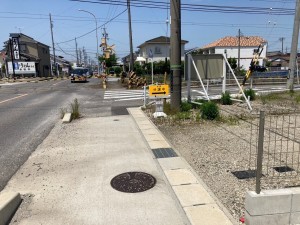 西尾市戸ケ崎、土地の画像です