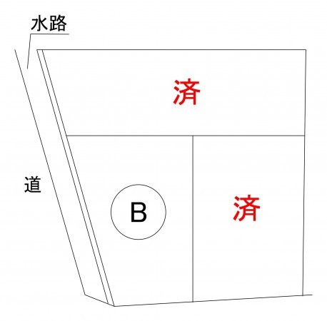 西尾市戸ケ崎、土地の間取り画像です