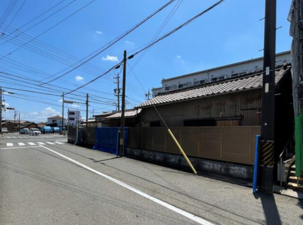 西尾市平坂町、土地の外観画像です