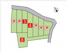 西尾市上矢田町、土地の間取り画像です