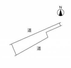 西尾市貝吹町、土地の間取り画像です