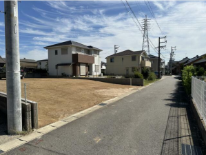 西尾市平坂町、土地の外観画像です