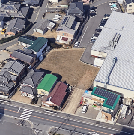 西尾市新在家町、土地の外観画像です