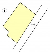 西尾市一色町一色、土地の間取り画像です