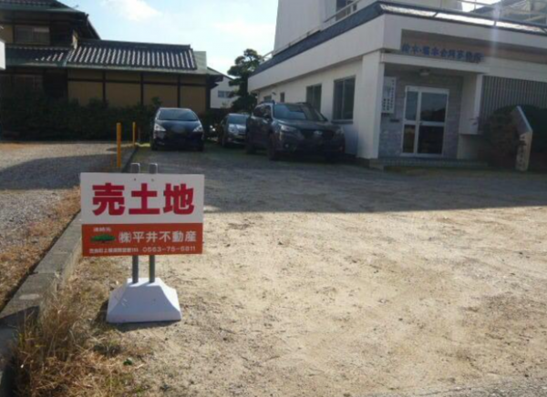西尾市熊味町、土地の外観画像です