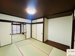 西尾市新渡場町、中古一戸建ての居間画像です