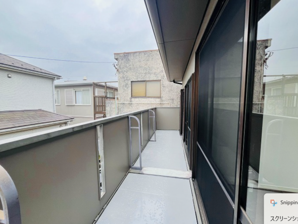 西尾市新渡場町、中古一戸建てのバルコニー画像です